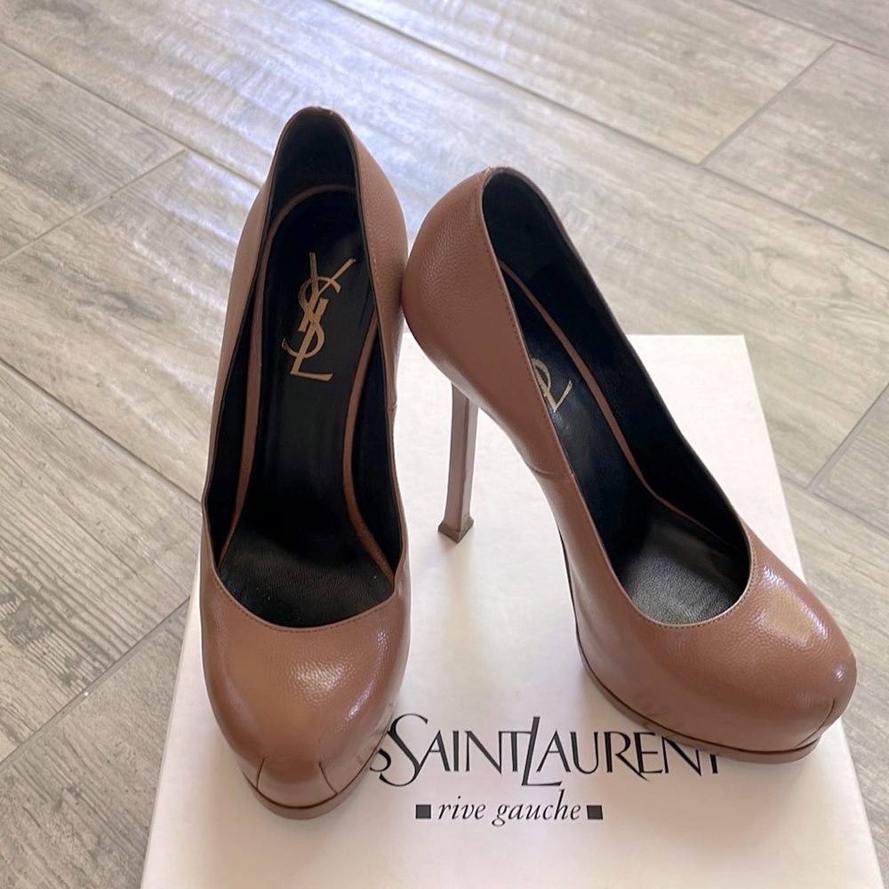 Yves Saint Laurent Tribute Nude Pumps Size EU 36